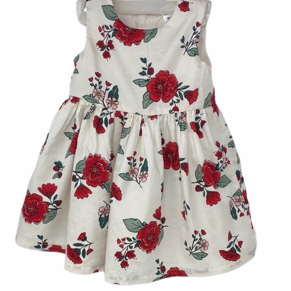 Carter’s Baby Girl Sateen Holiday Dress Size 9 months